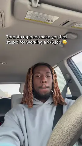Toronto rappers make you feel stupid for working a 9-5 job 🤣 pt idk #toronto #torontorappers #kwedaman