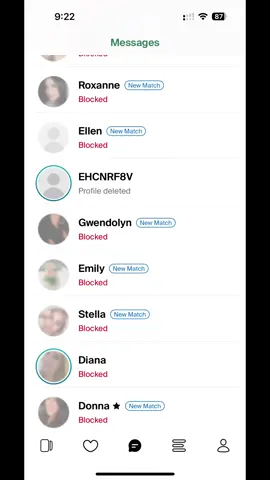 Update on one paid dating app. All fake accounts. This is just in the last month. I am wondering if anyone really is on there. #sundayspeedtrap #seattle #pnw #single #genx #seattlesingles #eharmony 