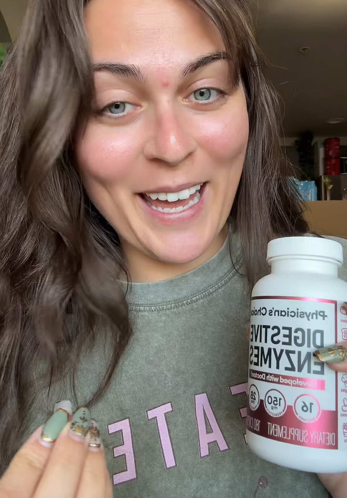 Physician choice Digestive enzymes are my favorite currently ☺️ #digestiveenzymes #bloatingrelief #bloatingstomach #bloatingtips @Physician’s Choice 