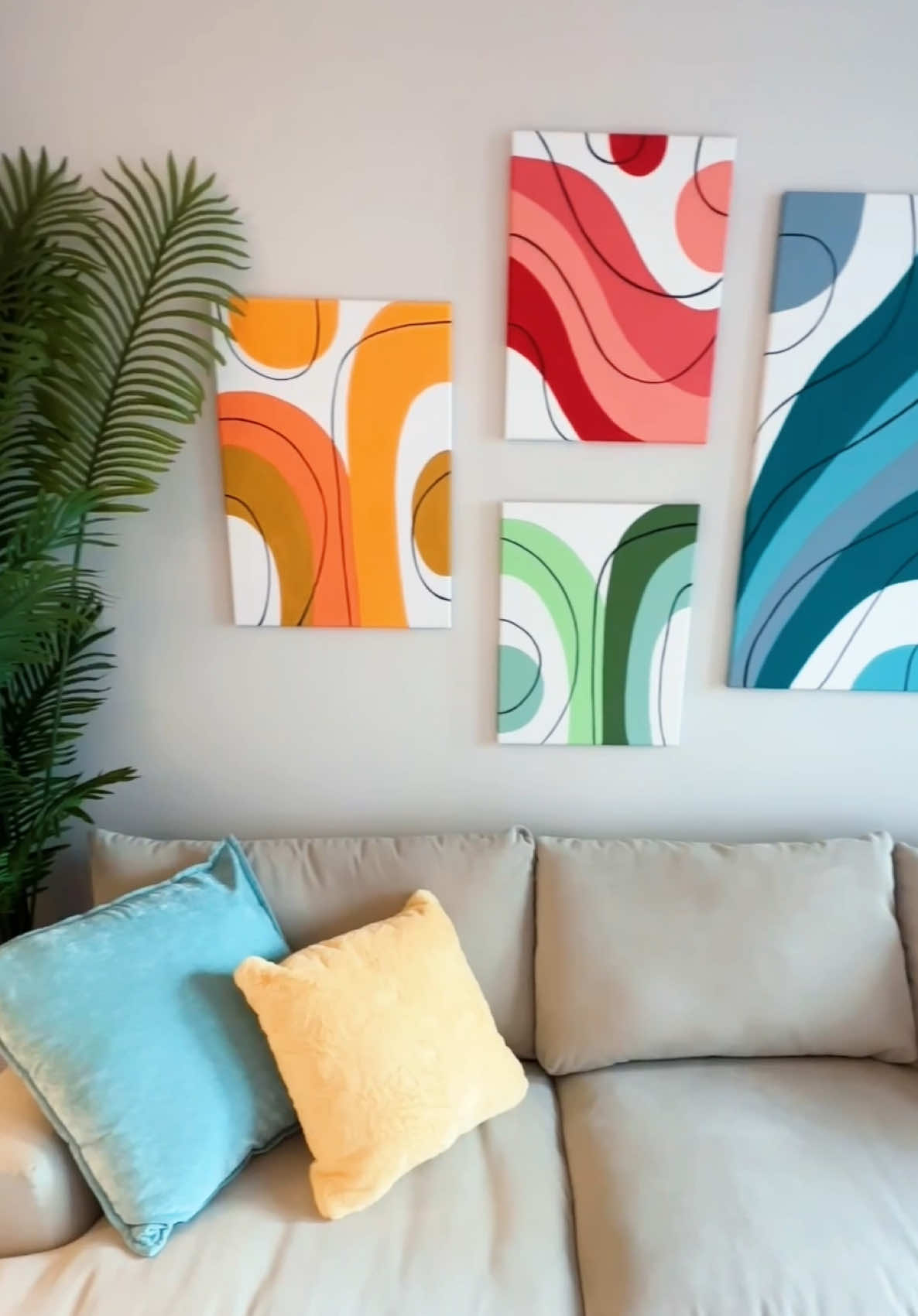Replying to @Elizabeth McTate (she/her) ✨hand painted decor✨ #zenspiredesigns #SmallBusiness #handpainted #apartmentdecor #decor #canvasart #canvas #satisfying #oddlysatisfying 
