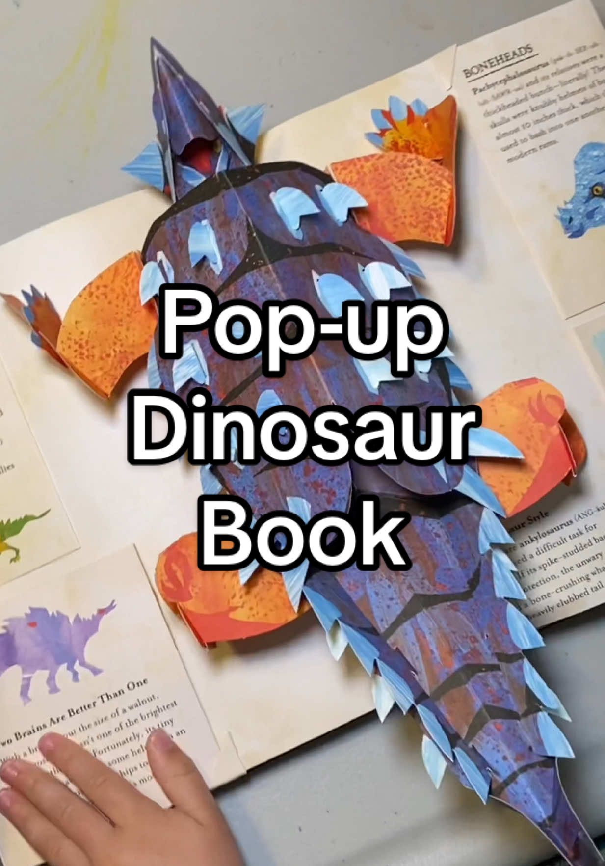 My son has not put this down! #dinosaurbook #kidsbooks #dinobook #popupbook #encyclopediaprehistorica #dinosaur #dinosaurtoy #kidsdinosaur #tiktokshop #tiktokshoprestock 