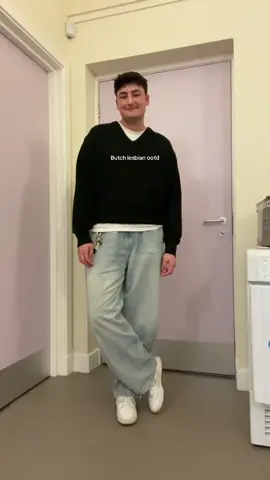 Never underestimate the power of a black jumper #lesbian #transmasc #butch #lgbt #OOTD 