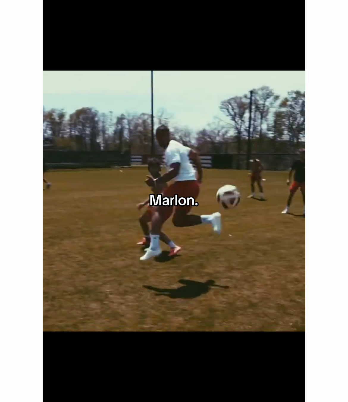 This was only half of the goals @Marlon scored today, full edit soon 🙏🏼❤️