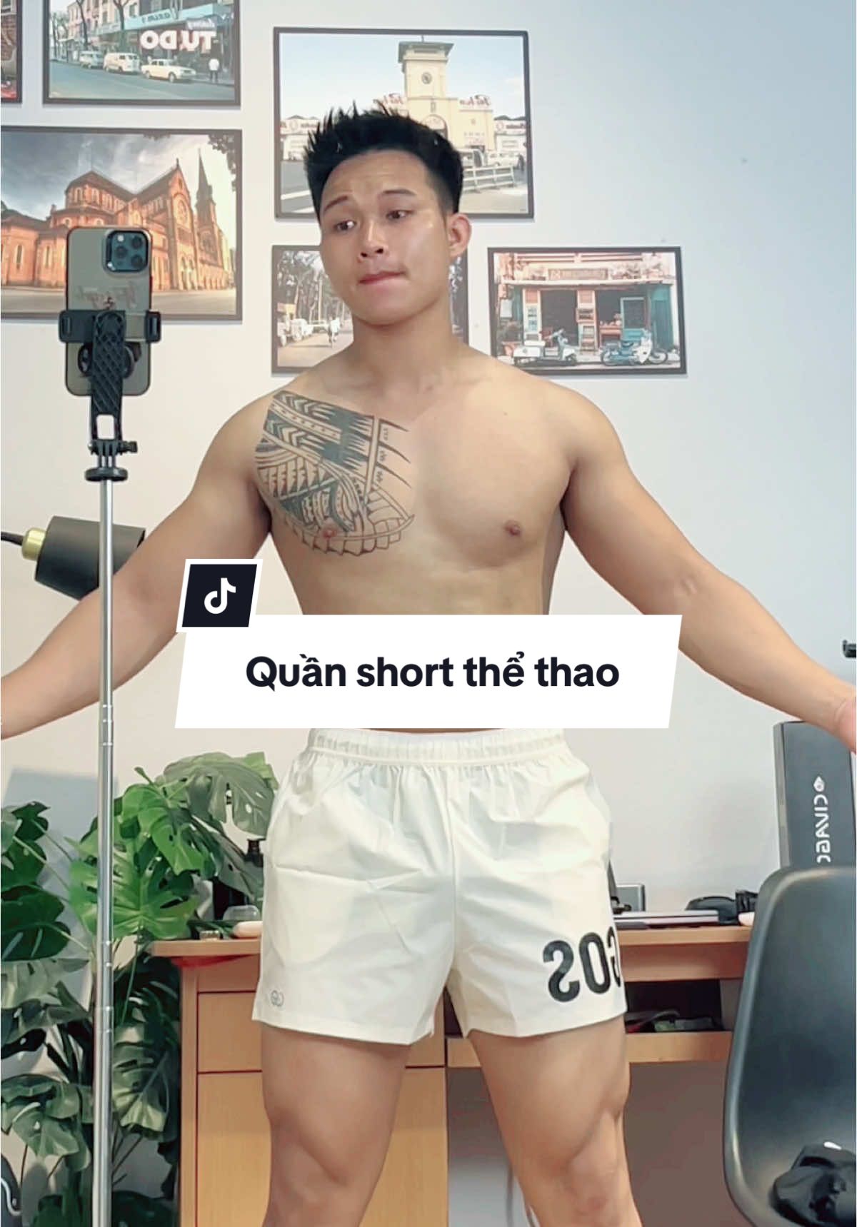 Quần short thể thao#quanshort #macdep #gym 