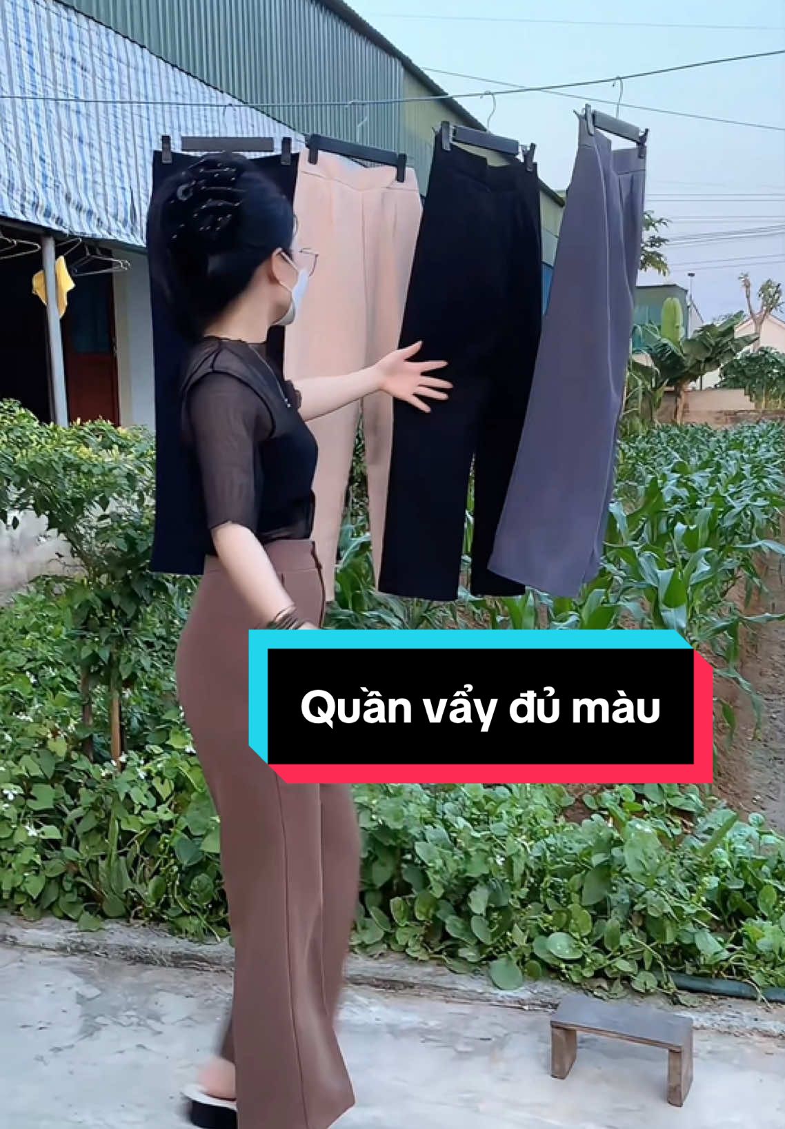 Màu nào cũng đep#xuhuongtiktok #mọi_người_ủng_hộ #thờitrangnữ #quần_nấm_lùn #rẻđẹpchấtlượng #quần_ống_loe #mọingười 
