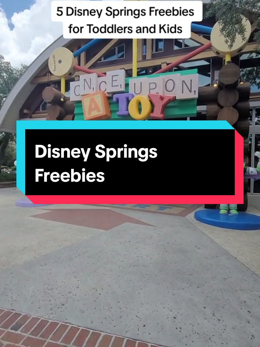 5 Disney Springs Free Things for Toddlers and Kids  #disneysprings #disneyworld #disneyfamily #disneytiktok #disneywithtoddlers #disneywithkids #disneymom #disneyparks #disneydad 