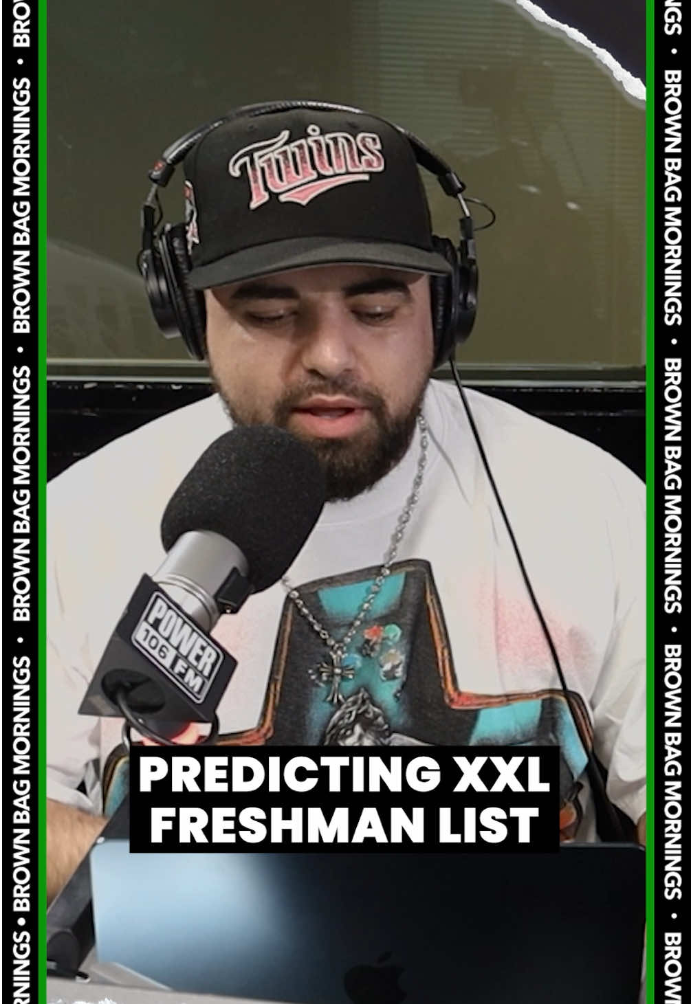 Predicting the @XXL freshman list! Who do you think is getting the 10th spot? Do you think @Rosecrans Vic is gonna have to eat all the Jello? @Brown Bag Mornings 