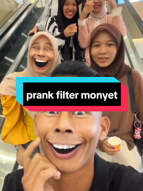 prank filter monyet bikin ngakak #prank #filter #viral 