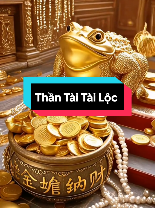 Cóc nhả tiền Thần Tài đến  #xuhuong #thantaitailocmayman #thantaimayman #tailoc #mayman #thantai 