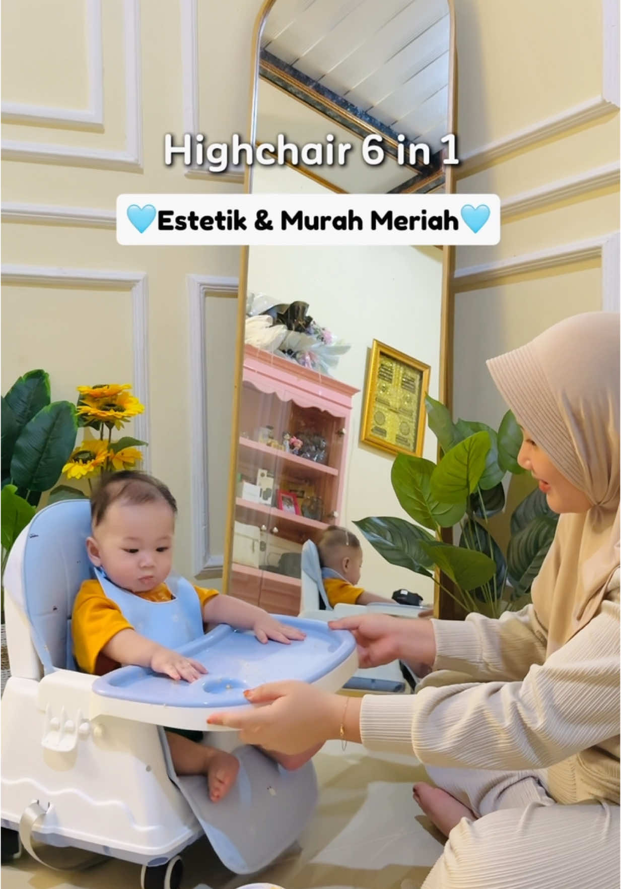 Highchair yg ini multifungsi jadi bikin lebih hemat😍 @Sugarbaby.co.id 