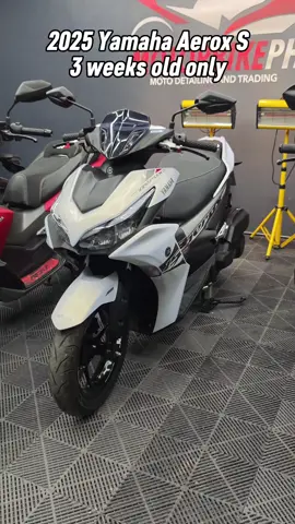 Super fresh 2025 Yamaha Aerox S 3 weeks old.✅💯