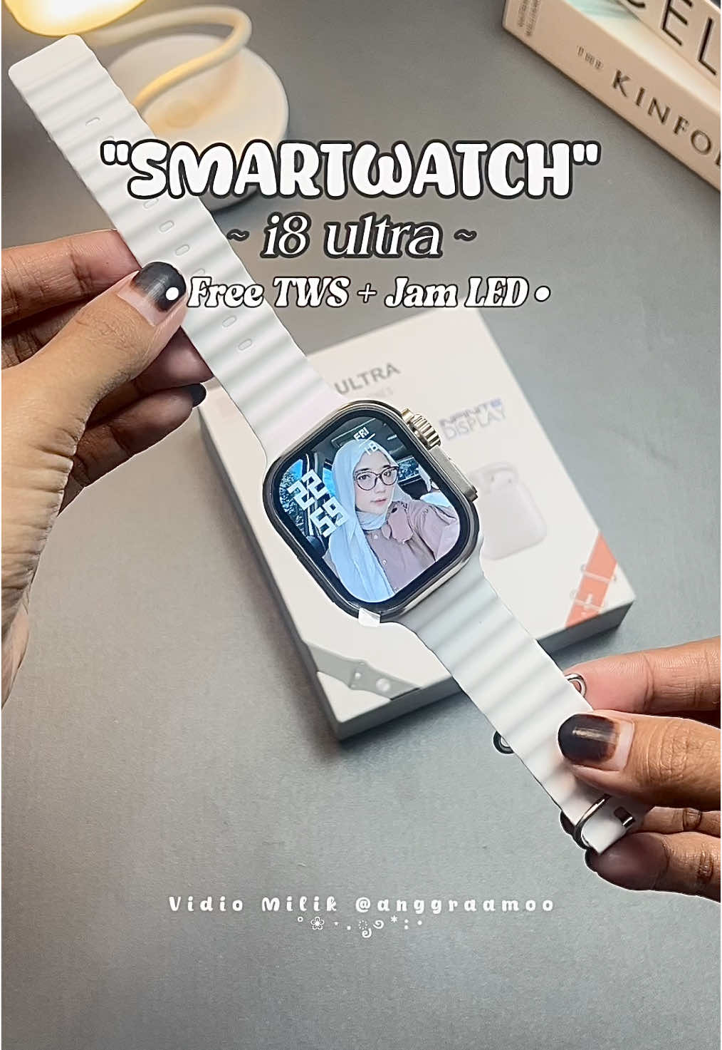 Smartwatch keren cuman 80ribuan. Udah free TWS + jam digital 🤏🏻 #smartwatch #watch #smartwatchviral #smartphone #jam #jamtangan #jamtanganmurah #jamtangancantik #rekomendasi #aksesoris #fashion 