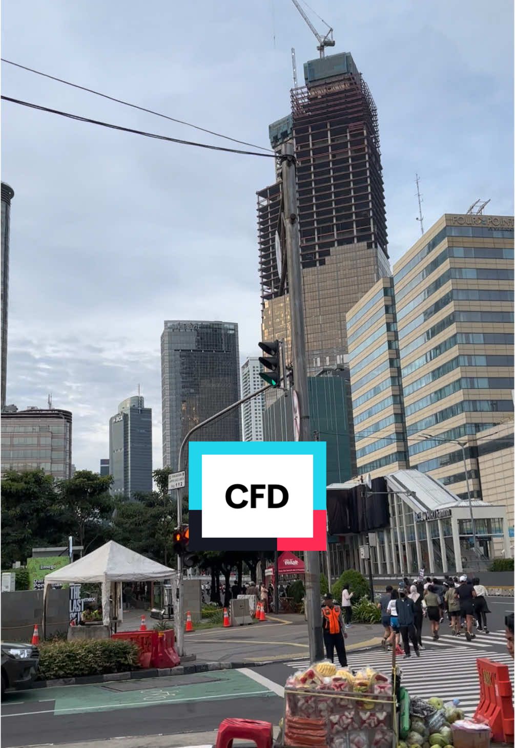 Bagian 81 | mentahan video buat prank story wa, ig. Suasana Jakarta pagi hari, cfd di jalan mh. Thamrin, Jakarta Pusat.  #jakarta #jakartahits #mentahanvideo #jakarta #cfd #fypjakarta 