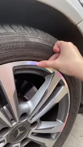 L24 Tetap pada stiker roda reflektif berwarna, yang berwarna selama siang dan malam bersinar dalam kegelapan, indah dan aman, dan keren ketika berjalan # Car Goods # Car Supplies # Reflektif Stickers