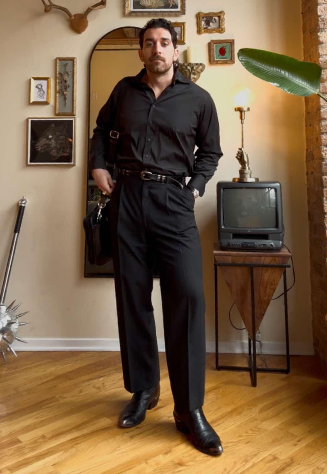 Is this corporate goth?  #mensfashion #style #alt #corporategoth 