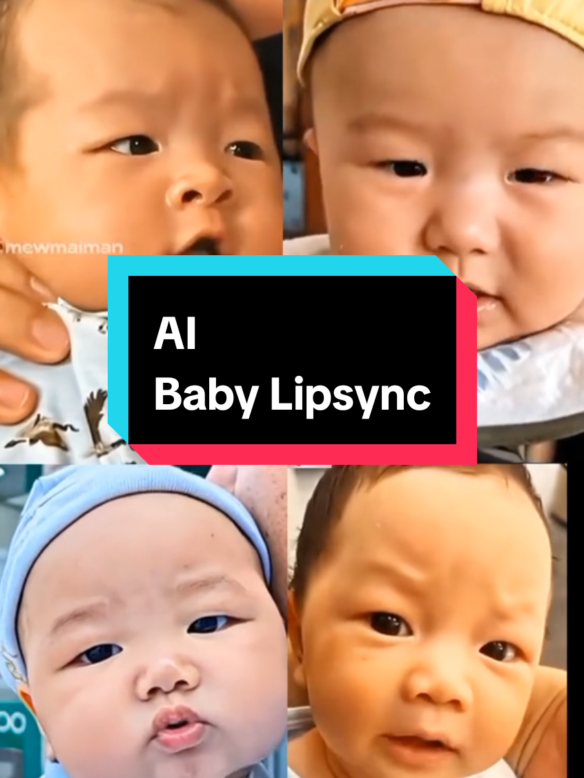 mulai bermunculan.. Aslii lucu parahh inii😂#baby #china #ai #lipsync 