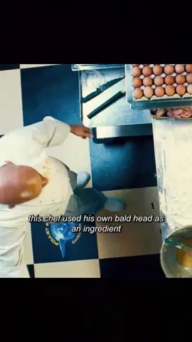 This chef used his bald head as an ingredient.#fyp #fypシ #movie #film #foryou #viraltiktok #viralvideo #tiktok #filmcommentary #movieexplained #tvshowrecap