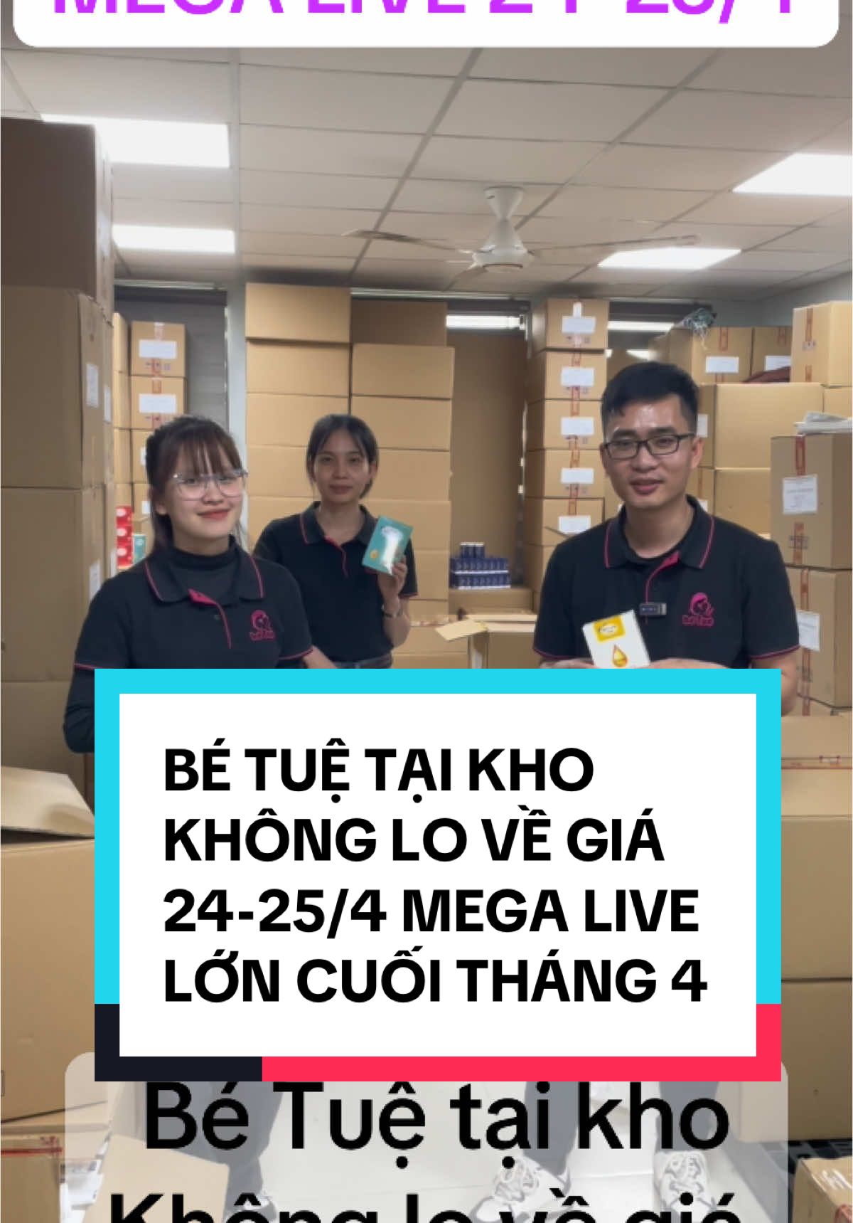 📦 BÉ TUỆ TẠI KHO – KHÔNG LO VỀ GIÁ! 🔥 Mega Livestream cuối tháng 4 – bùng nổ deal siêu hời! Mẹ ơi, chuẩn bị “săn hàng” với loạt sản phẩm chất lượng từ những thương hiệu mẹ bỉm tin chọn: ✨ Nutifood – Dinh dưỡng chuẩn y khoa 🥼 Sữa KunDoctor – Bé khỏe, mẹ yên tâm 💧 Vi chất Avisure – Hấp thu tối ưu, con phát triển toàn diện 🌈 Lineabon – Vitamin chuẩn châu Âu, con ăn ngoan, ngủ khỏe 🦠 Bioamicus – Men vi sinh cho hệ tiêu hóa khỏe mạnh 🎁 Giá tốt – Quà xịn – Tư vấn chuẩn chuyên gia ⏰ Đừng bỏ lỡ khung giờ vàng cuối tháng – LIVE là có DEAL! #ShopBeTue #MegaLiveBeTue #KhongLoVeGia #Nutifood #KunDoctor #Avisure #Lineabon #Bioamicus #SuaTotChoBe #MeBimThongThai #MuaSamThongThai #LivestreamCuoiThang4 #mevabebetue #13namdonghanhcungmebim  #mevabebetue13y 
