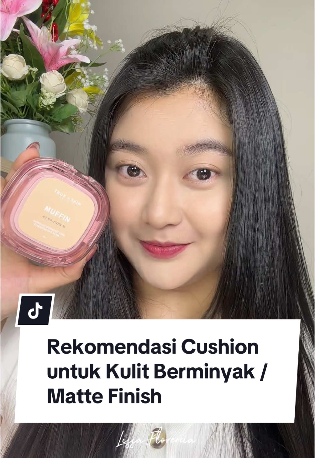 Rekomendasi cushion brand lokal matte finish cocok untuk normal to oily skin✨ #cushion #matte #cushionkulitberminyak #truetoskin 