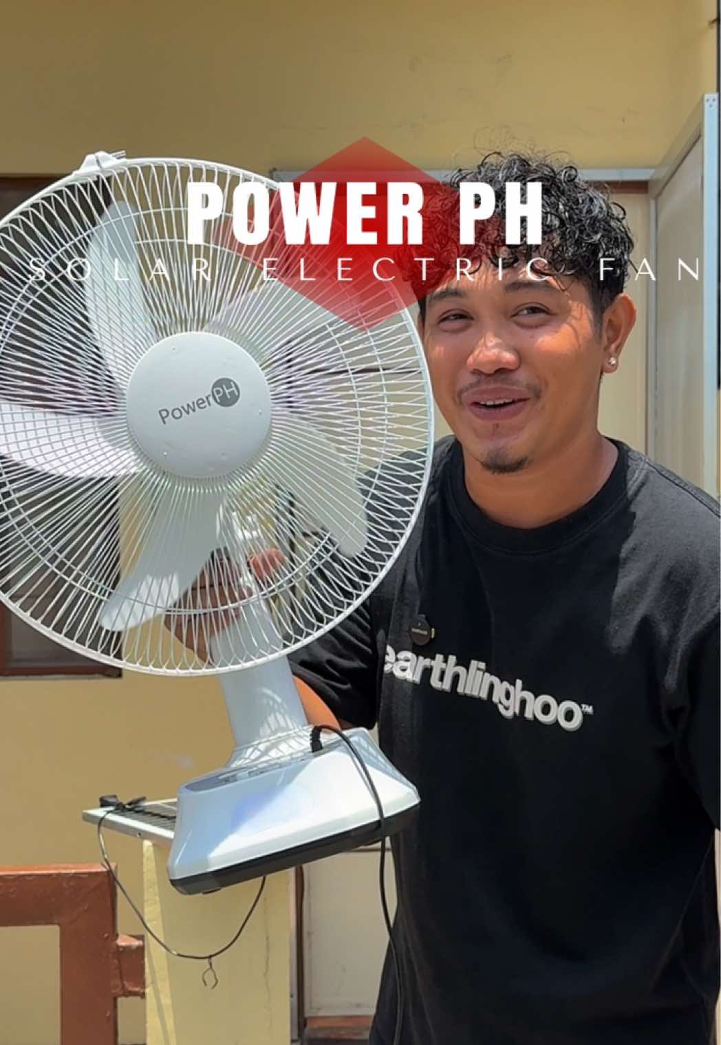 POWERPH 14inch Electric solar fan with led ligth #solar #solarelectricfan #powerph #powerphsolarfan #solarelectricfan #electricfan 
