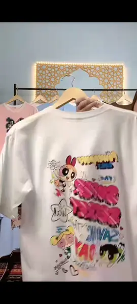 TShirt Lengan Pendek Baju Kaos Oversize Kartun Powergirls #rekomendasioutfit #tshirt #kaosdistro #kaos #kaosmurah #combed20s #ademnyamandipake #bahanberkualitas #kaoskeren #rekomendasi 