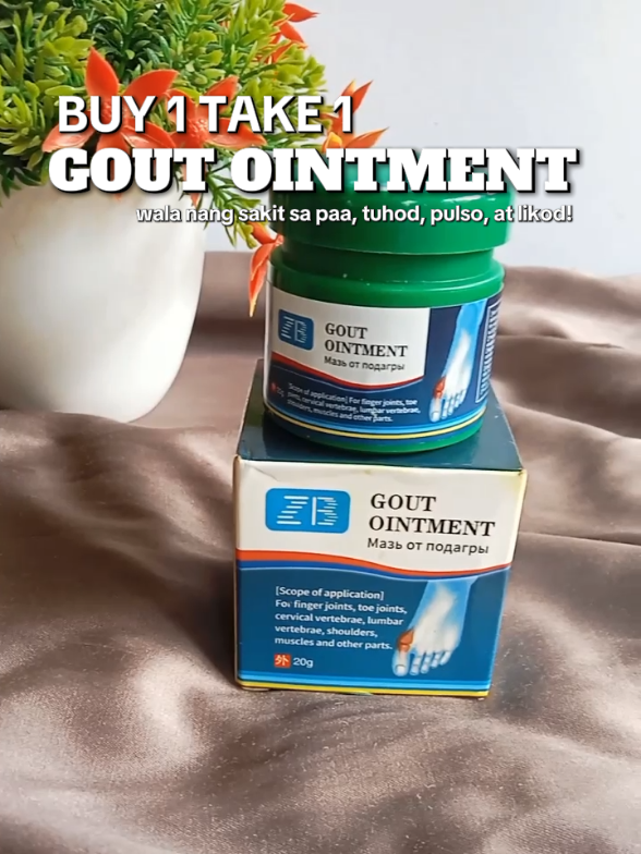 Buy 1 Take 1 na! From wrist to knee pain - this cream is your suki relief! #goutointment #goutrelief #tiktokhealthfinds #arthritisrelief #tiktokfinds #fyp 
