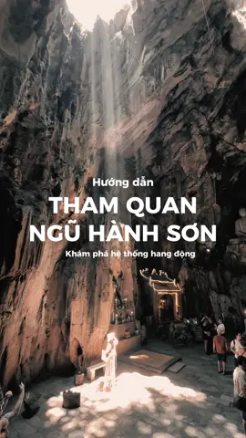 Hướng dẫn tham quan động Huyền Không, Tàng Chơn,... tại Ngũ Hành Sơn #fyp #vietnam #danang #nguhanhson #mandikhapvietnam 