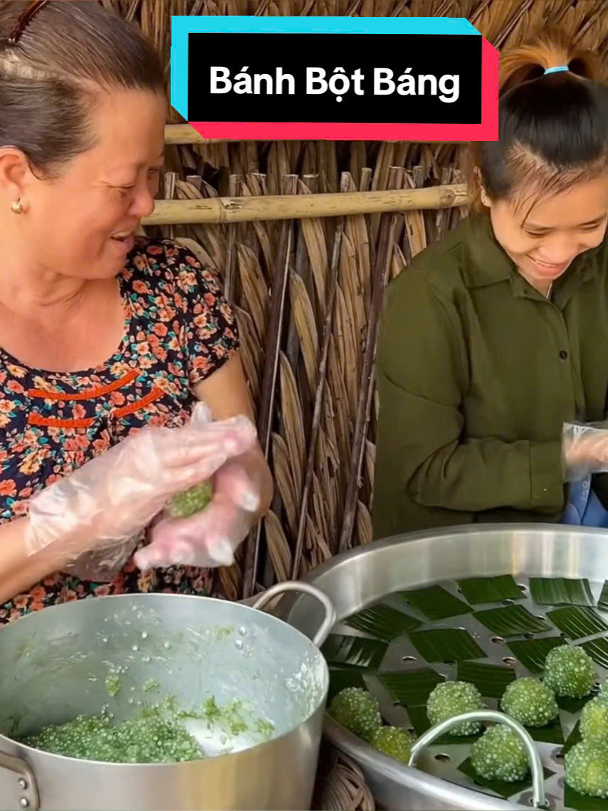 Bánh Bột Báng Đậu Xanh, Lá Dứa - Hương Vị Bánh Quê Mẹ Làm -- western country cake#quenhacome #monngonmientay #amthucmientay