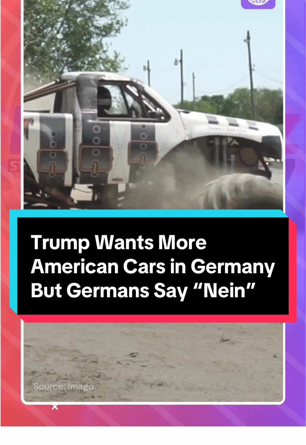 Donald Trump is pushing for more American cars to hit the roads in Germany as part of his latest trade push. But there’s one problem: Germans don’t want them. Despite tariff threats and diplomatic pressure, German consumers continue to prefer BMW, Audi, Mercedes-Benz — even in the face of rising US demands. Auto experts say it’s about design, engineering, and national pride. Meanwhile, Trump’s critics say he’s trying to muscle into markets that just aren’t interested. ⸻ #Trump #USvsGermany #TradeWar #AmericanCars #Germany #AutoIndustry #Ford #Chevy #BMW #TradeTensions #NewsUpdate #TikTokNews #ViralNews #GlobalPolitics #CarTalk #TrumpNews #fy #fyf #fyp #foryou #germantiktok #tiktokgerman #newstok 
