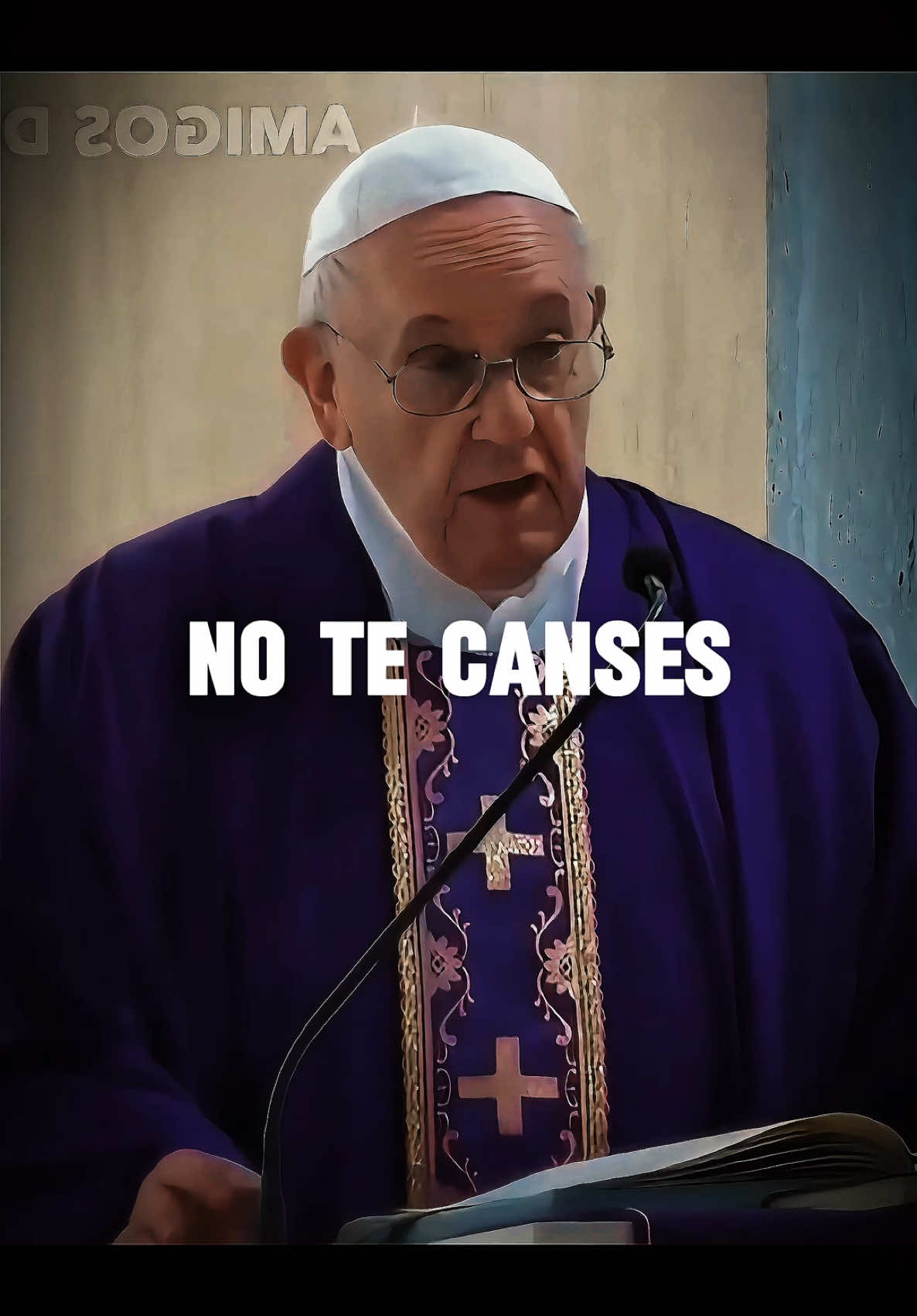 Nunca te canses nunca te rindas #papafrancisco #oracionespoderosas #oraciondelamañana #jesus #amen 
