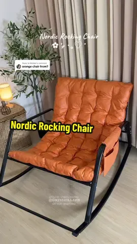 Replying to @Hidden Worth to share! Deserve natin ng relaxing na upuan🫶🏻 #nordicrockingchair #rockingchair #lazychair #chair #modernchair 