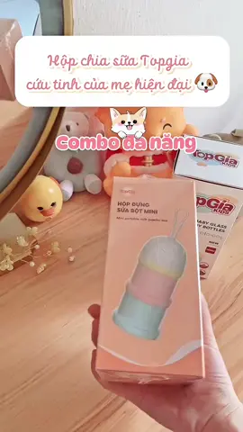 ✅Mẹ bỉm ơi, hộp chia sữa Topgia xịn xò lắm nè! 	•	3 ngăn tiện lợi 	•	Đậy kín không đổ 	•	Nhỏ gọn mang theo dễ dàng Đặt hàng hôm nay, tặng ngay bình sữa thủy tinh 180ml cực đẹp! Số lượng có hạn nha mẹ! #Topgia #MeBimSanDo #TangBinhSuaCucXinh