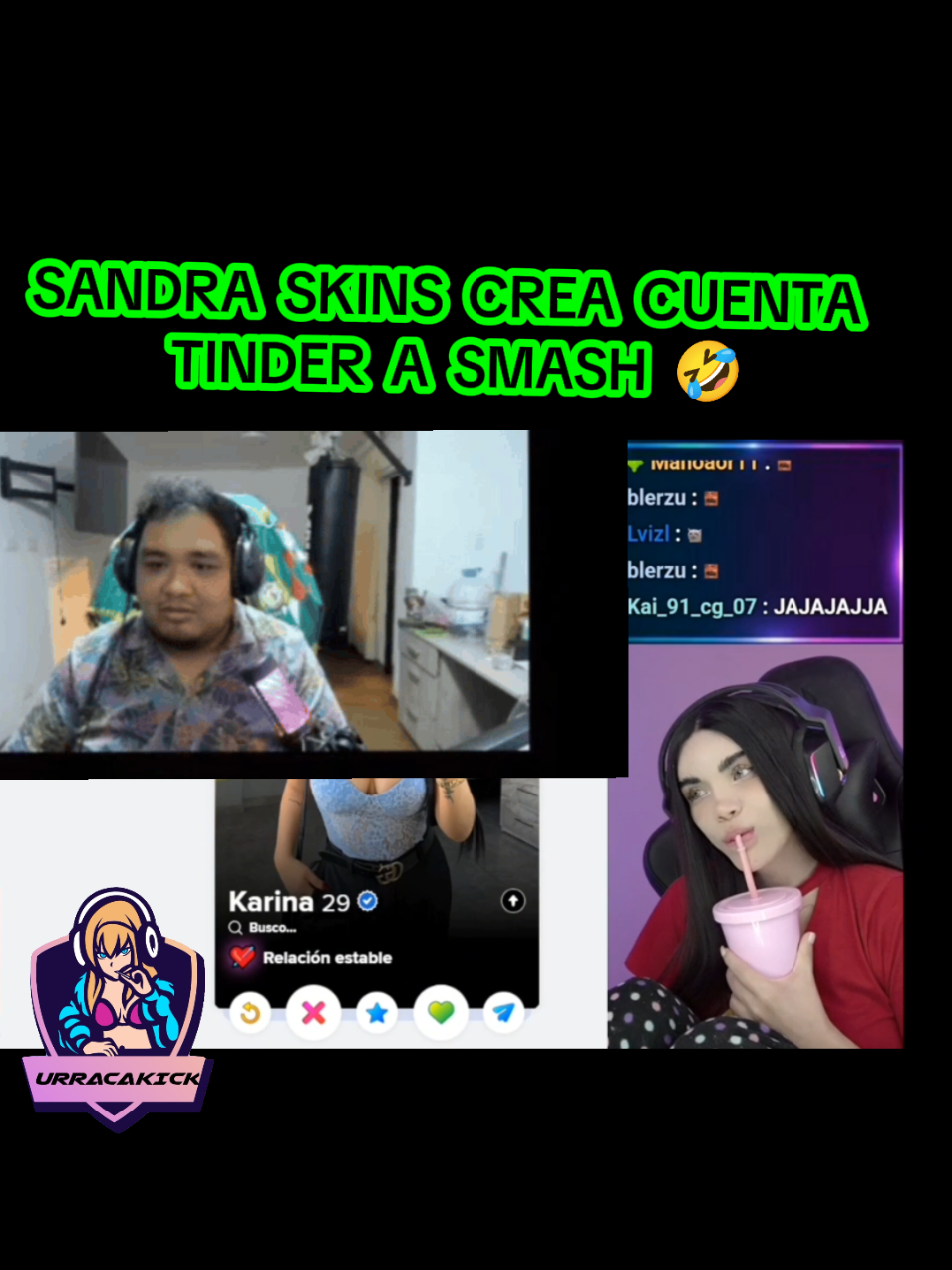 Sandra Skins crea una cuenta en Tinder a Smash Dota, #sandraskins #sandraskinsclips #sandraskins_fans #novela #dotaperu #sandraysmash #dota2peru #tiktokperu🇵🇪 #tiktokviral #novelas #kickperu @Sandra Skins @Freddy 'Smash' Sina 