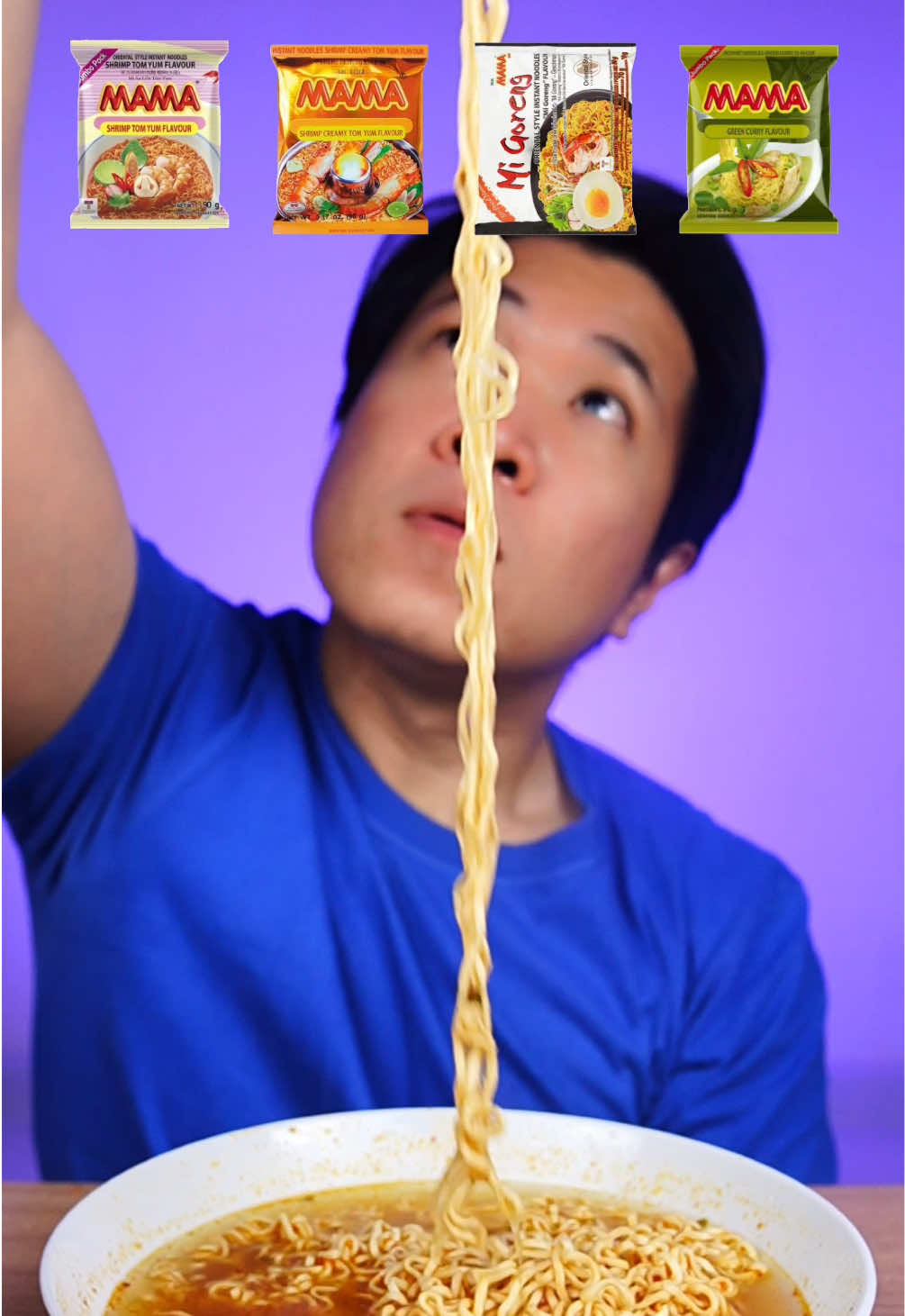 MAKAN BERBAGAI VARIAN MIE MAMA #asmr #mukbang #noodles