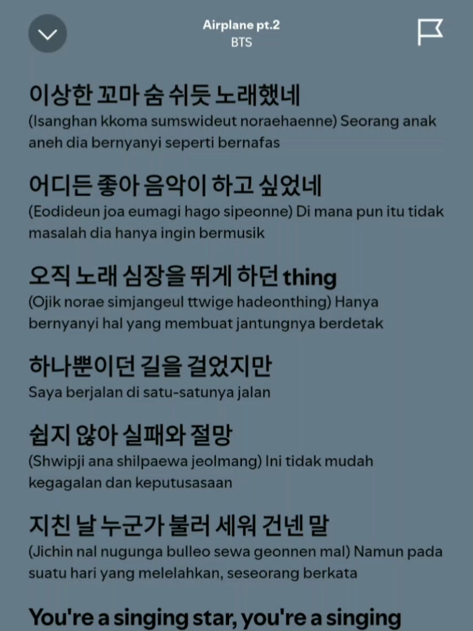 Airplane pt.2 Bts - Full Lyrics #airplanept2 #bts #lyrics #fyp 