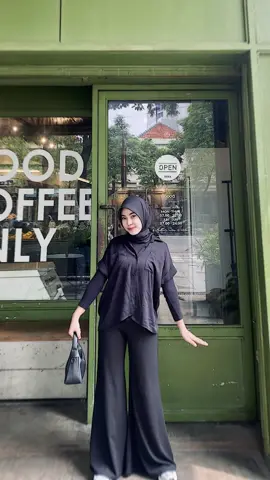 Outfit simpel dan murce ala aku🖤 #outfit #hijab #capcut #fyp #ootdfashion 