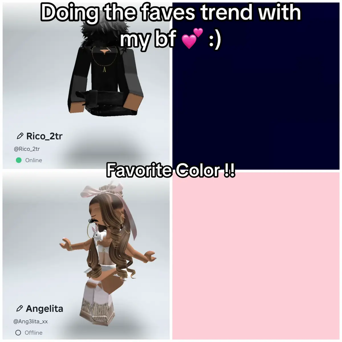 @Rico When he told me his favorite animal was a huntsman spider I actually thought he was joking #ilovemyboyfriend #boyfriend #bestboyfriendever #roblox #bf #robloxx #robloxfyp #robloxedit #robloxstory #robloxgames #robloxtiktok #fypシ゚ #fyp #pink #rico #angel #aristocats #spiderman #ballet #Soccer #pizza #mango