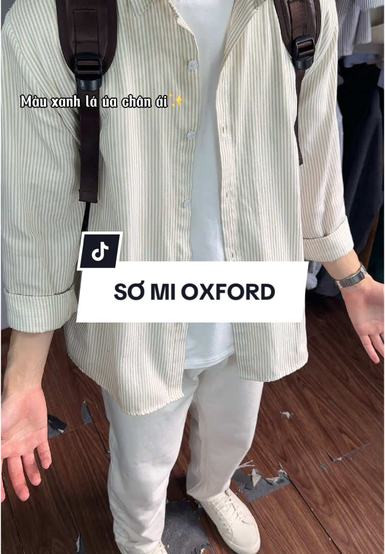 Siu phẩm siu phẩm. Sơ mi Oxford mặc thoáng mát luôn nha#boycity #thoitrangnam #phoidonam #review #xuhuong 