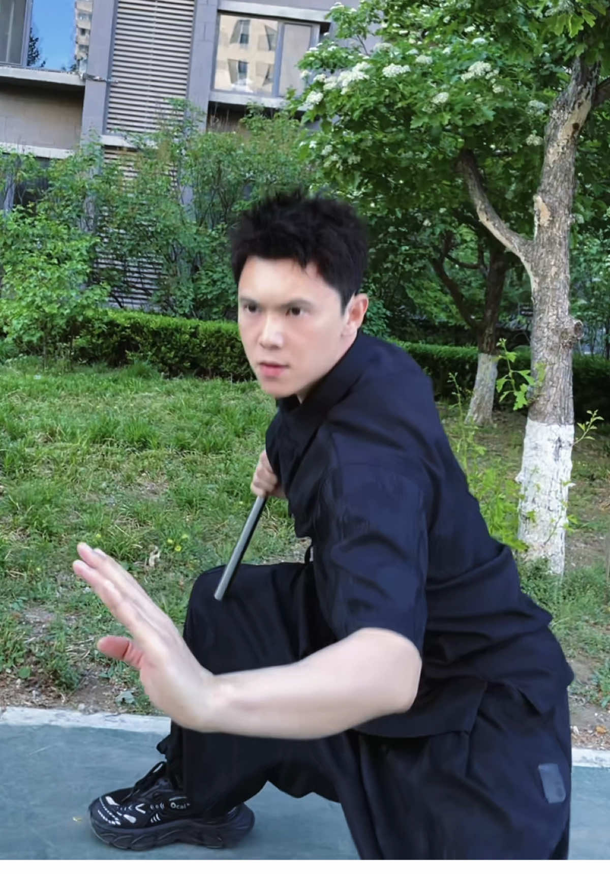 The long-awaited nunchaku tutorial is finally here! #Zacwang #kungfu #karatekid 