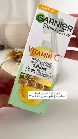 Say goodbye to dark spots and hello to radiant skin!  This Garnier serum is packed with 3.5% Vitamin C, Niacinamide & Salicylic Acid, my skin’s new obsession. Glow boost in a bottle! @Garnier @L'Oréal Paris UK #lorealistaruk #lorealistarrisingstar #GarnierVitCSerumDay #skincare #GarnierGlow #VitaminCSerum #DarkSpotSolution #GlowingSkin #NiacinamideLover #SkincareThatWorks #AcneMarksFade #BrightSkinRoutine #SkincareTikTok #AffordableSkincare #BeforeAndAfter #GlowUpChallenge #SkinTransformation #7DayGlowTest #ad 