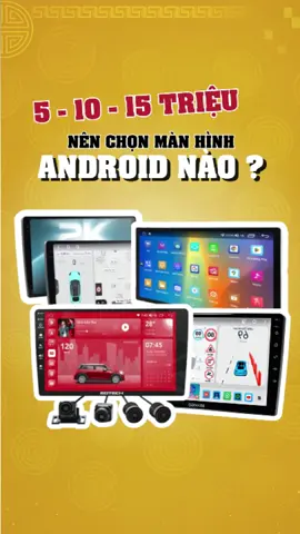 Tầm giá 5 - 10 - 15 triệu thì nên lựa chọn màn hình android nào? #thanhsangauto #trungtamchamxocxe #doxeoto #gialai #pleiku #xuhuonng #manhinh #gotech #santek #bravigo