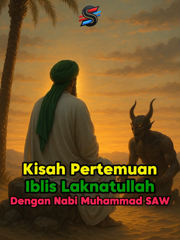 Kisah Nabi Muhammad Saw bertemu Iblis dan Menginterogasi nya.  #kisahislami #nabimuhammad 