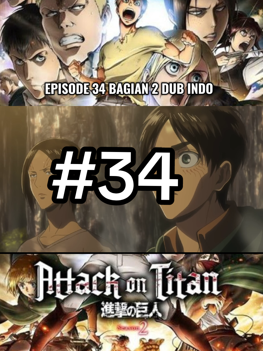 SEASON 2 AOT BAHASA INDONESIA #AttackOnTitan #erenyeager #aotdubindo #進撃の巨人 #shingekinokyojin 