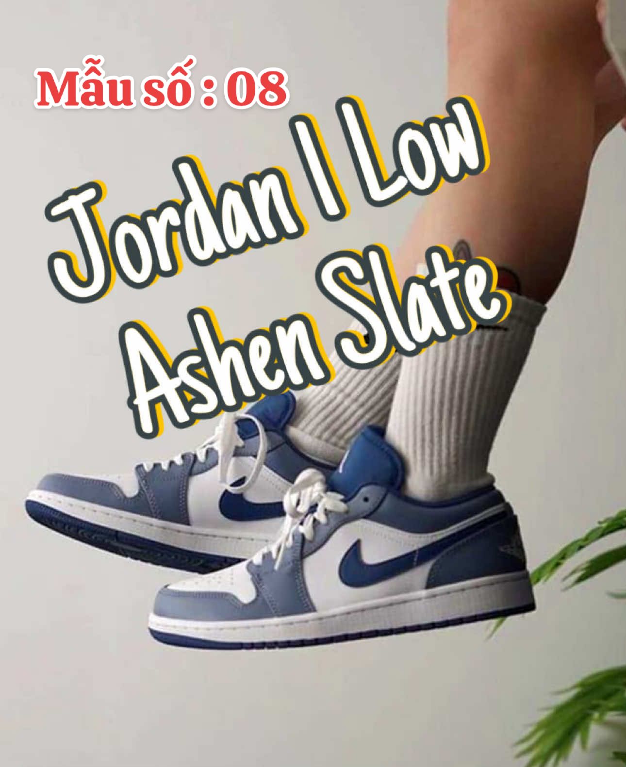 Jordan 1 Low Ashen Slate #phamvung #sneakers #giày #giaythethao 