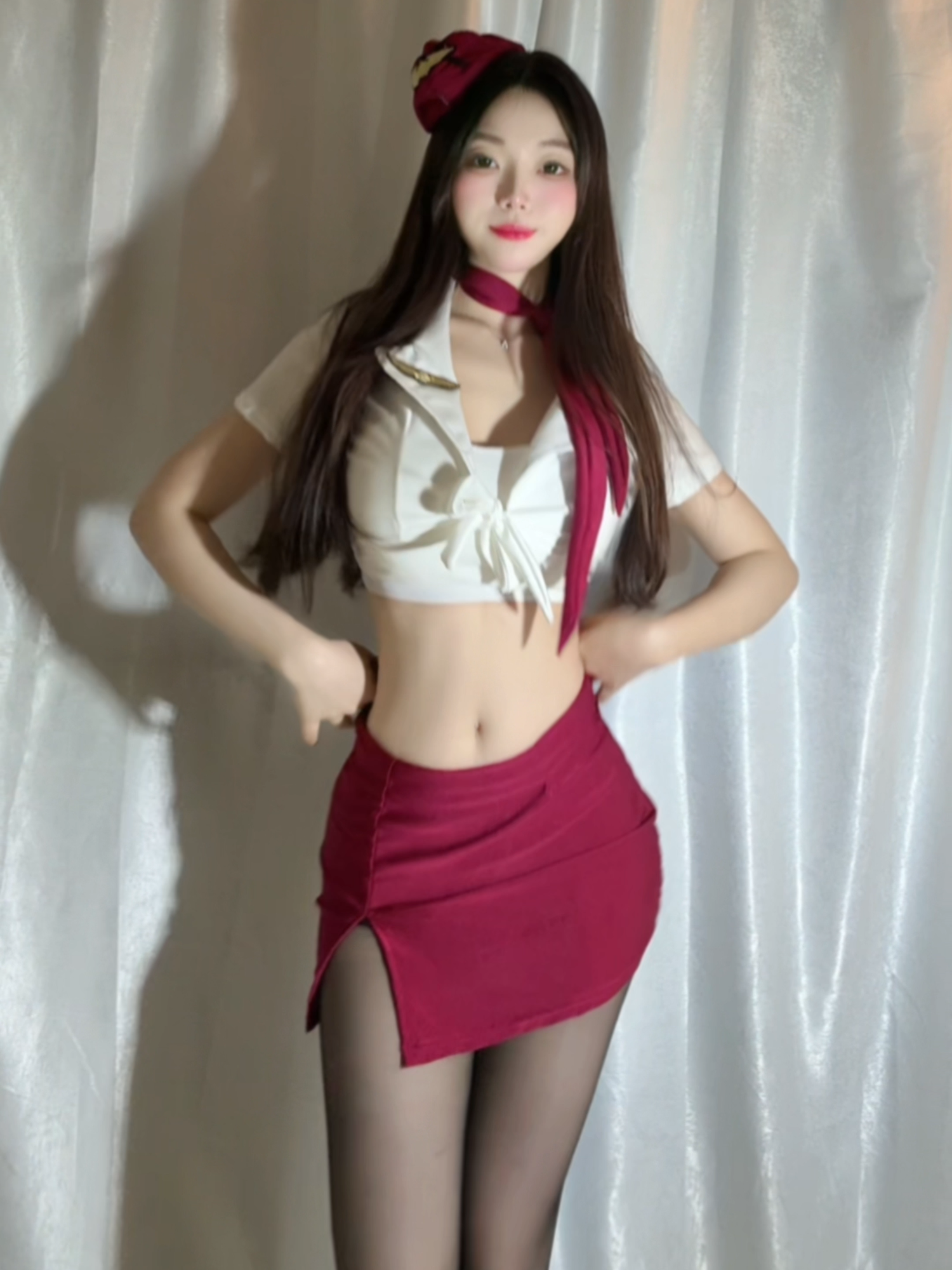 #cosplay #cosplayers #asian #anime #schoolgirl #uniform #kneehighsocks #asiangirl #chinesegirl #miniskirt #fashionstyle #douyin #tights #highheels #office #legs