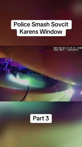 Police Smash Sovcit Karens Window#cops #copsoftiktok #police #policeofficer #bodycam #crime #truecrime #truestory #foryou #fyp 