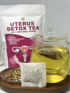 The Ultimate Uterus Detox Tea! 🍵✨ (Try This!)#uterusdetox #womenshealth #detoxtea #periodrelief#fertilityboost #healthyuterus 