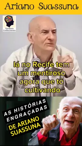 o humor inocente de Ariano Suassuna 😂 #arianosuassuna #autodacompadecida #humor #territorioconhecimento
