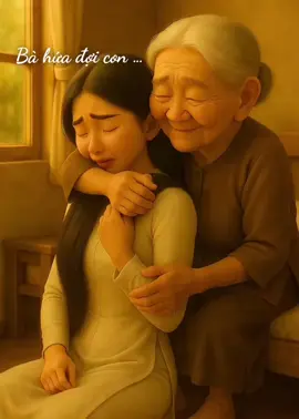 Có những cái ôm... không cần lời nói.  Chỉ cần là của bà, là đủ chữa lành cả một đời… #grandma #familylove #emotionalmoment #hug #healing #memories #touching #warmth #tearsofjoy #animatedshort #aiart #pixarstyle #vietnamvibes #quietlove 