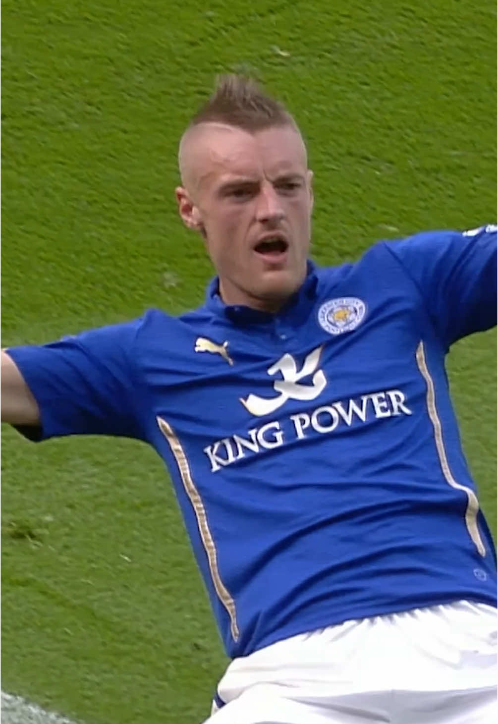 The @Premier League’s iconic celebrator 🥳 @Jamie Vardy 
